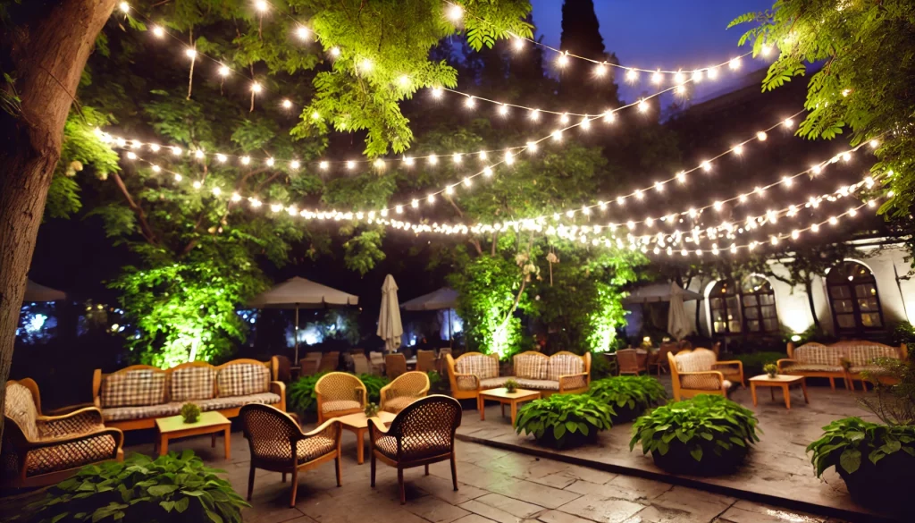 06 - Incorporate Outdoor String Lights Vibe Ideas