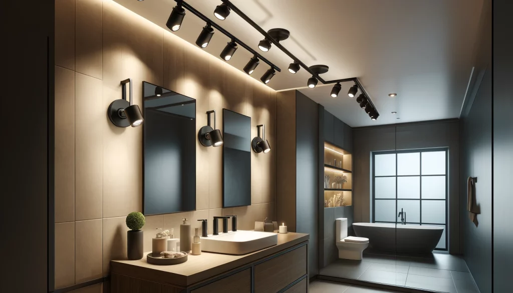 Bathroom With Track Lighting Ideas - 04