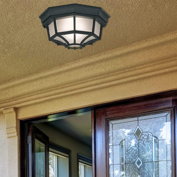 Ceiling Light Fixture Durable Weatherproof Design 2