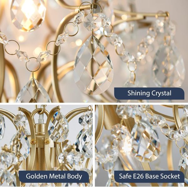 Contemporary Modern Chandelier Light Fixture with Elegance details