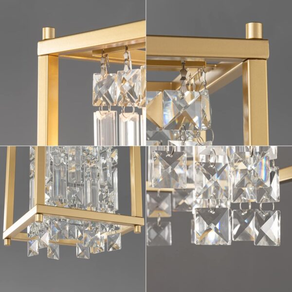 Crystal Ceiling Light with Stylish Design Elegance details