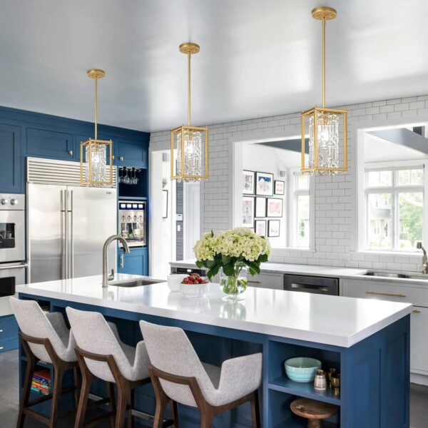 Crystal Ceiling Light with Stylish Design Elegance kitchen