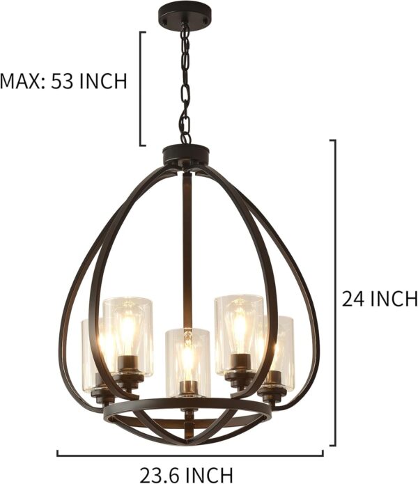 Farmhouse Pendant Lighting for Entryway or Kitchen dimension