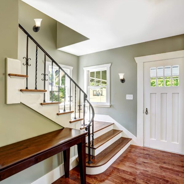 Frosted Glass Shade Elegant Hallway Light 1