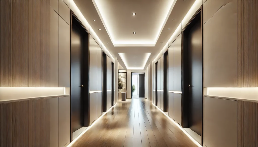 Keeps Sleek Hallway With Recessed Lighting Ideas - 03