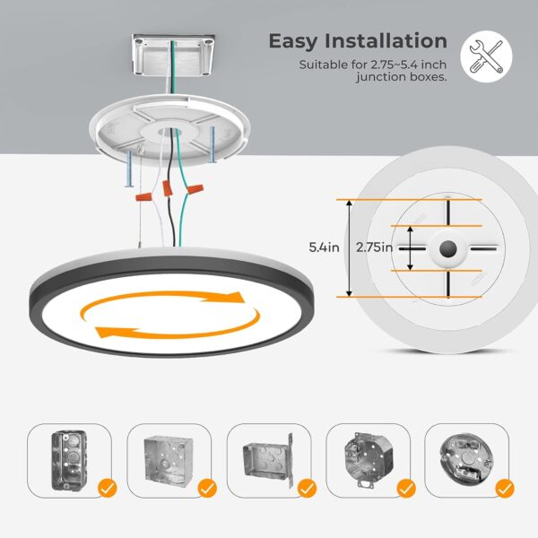 LED Dimmable Ceiling Light Perfect for any Space - Image 6