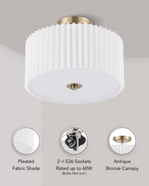 Modern Kitchen Fixture Light Close to Ceiling details