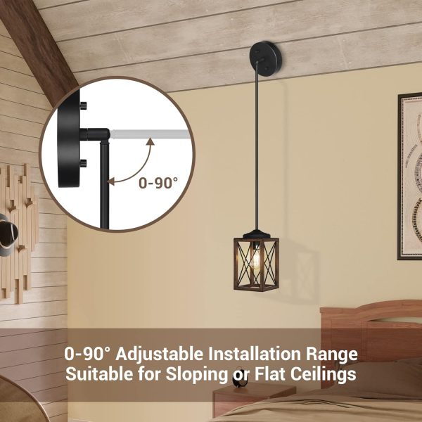 Modern Pendant Hanging Light Fixture with Adjustable Pipes adjustable