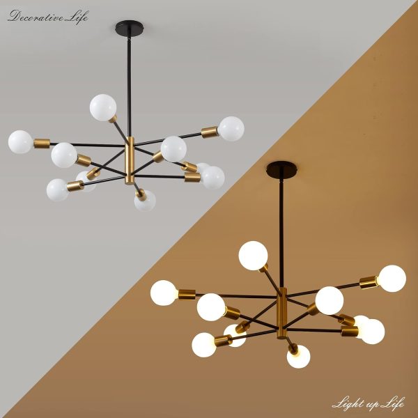 Modern Sputnik Adjustable Fixture Light decor