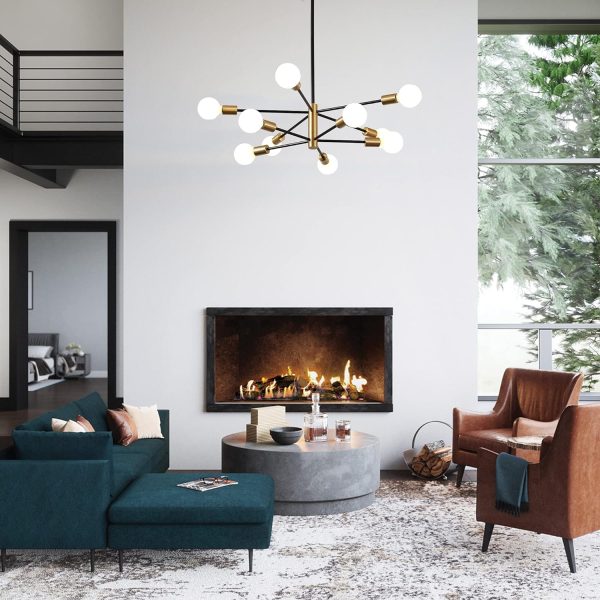 Modern Sputnik Adjustable Fixture Light living room