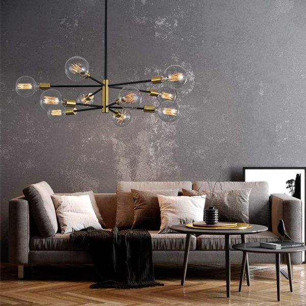 Modern Sputnik Adjustable Fixture Light living room area